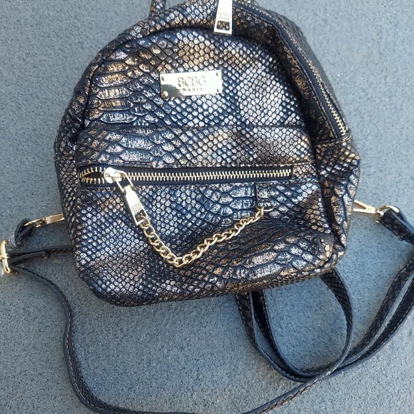 bcbg backpack mini (Charcoal Cord) Designed to carry your essentials while keeping your hands free Backpack Purse Bcbg Backpack Mini